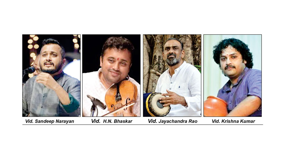 Sandeep Narayan to perform for Raaga Vaibhava tomorrow