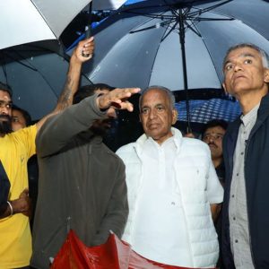 Revenue Minister inspects rain damage