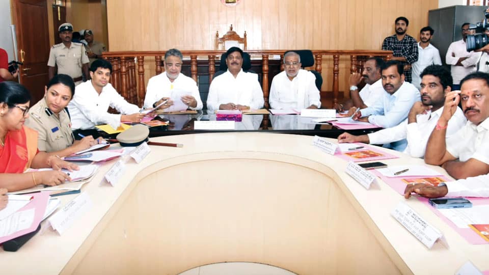 Dasara 2024: District Minister chairs Executive Committee meeting in city