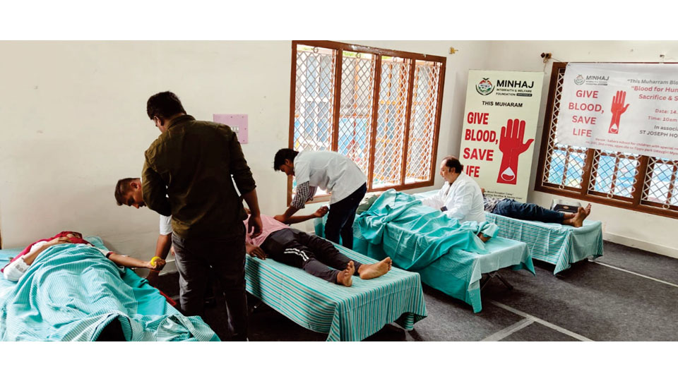 Blood donation camp held