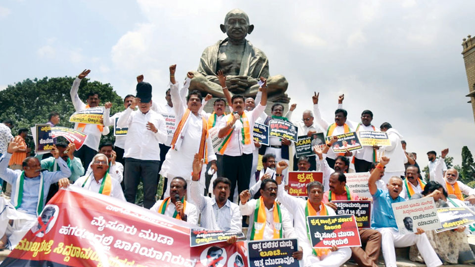 BJP protests seeking CM’s resignation