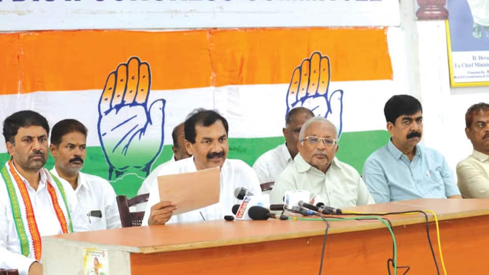 MUDA 50:50 site allotment scam probe: Congress urges BJP and JD(S) leaders to return illegally got sites