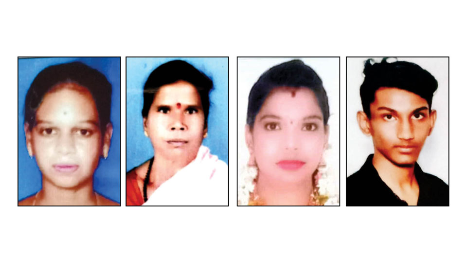 Three women, boy go missing