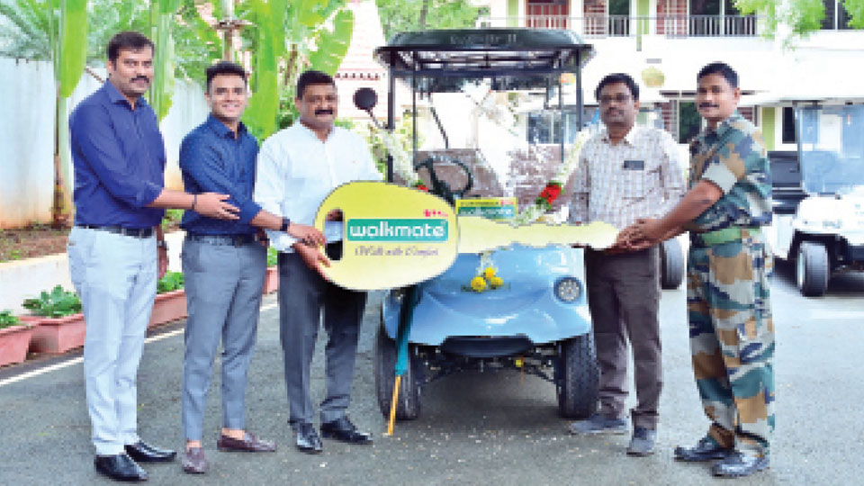 ‘Walkmate’ Mysuru donates battery-operated vehicle to Zoo