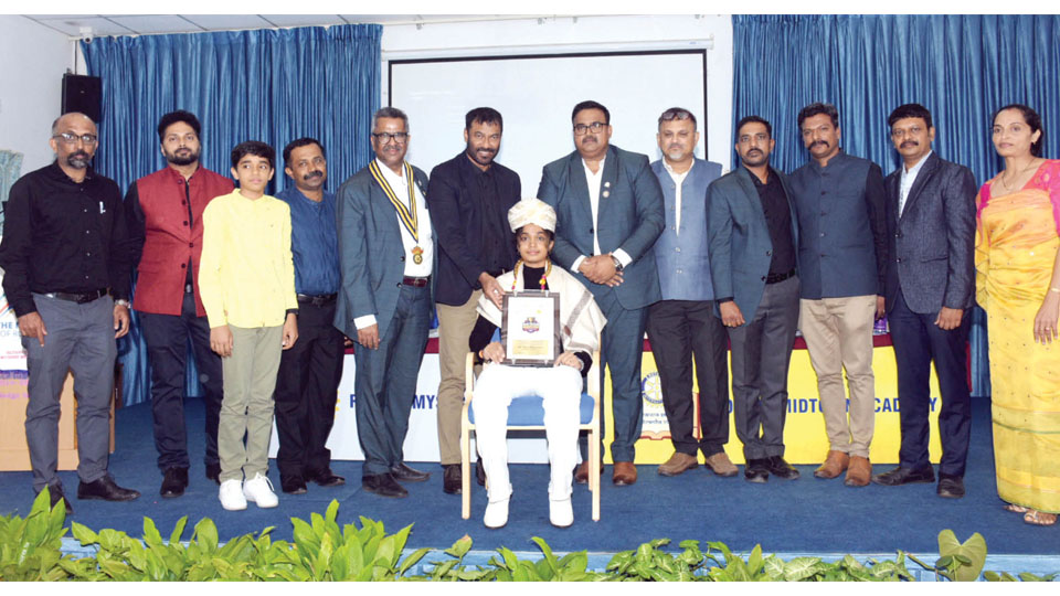 Intl. Shuttler Diya Bheemaiah feted