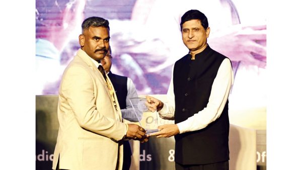 P Ramesh Kumar Dr. Ramesh Kumar honoured with 'Eco Warrior' Award - Star of Mysore