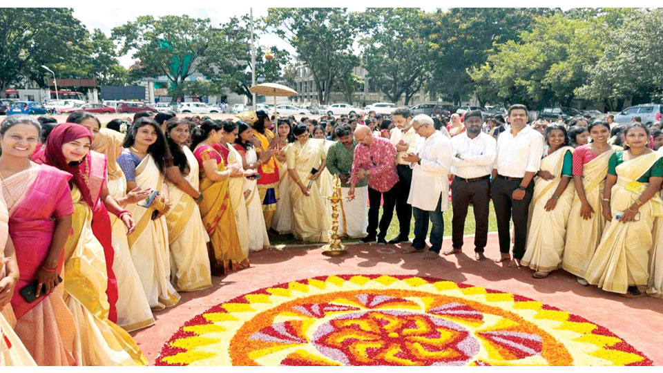 Onam celebrated at Heritage City College