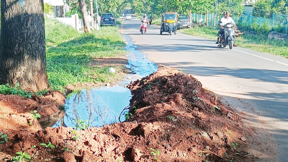 Pathetic state of UGD at CFTRI Layout and Sharadadevinagar