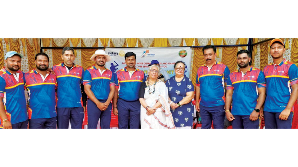 Rotary Inter-District Cricket Tournament: Rotary Club of Heritage Mysore emerges champions