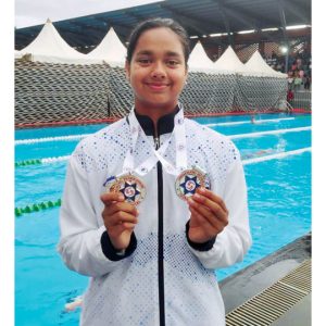 City's Thanya excels in swimming