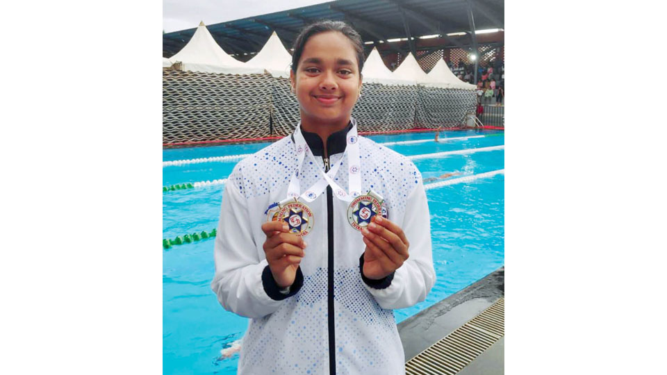 City’s Thanya excels in swimming