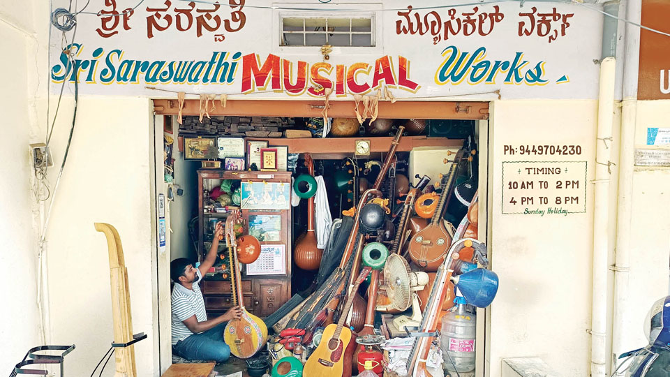 Stringing in Father’s Footsteps: Mysuru’s only Veena maker M.G. Rajesh