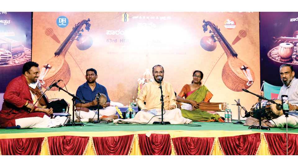 63rd Heritage Music Festival at 8th Cross Ganesha Pandal: A real torch-bearer of Sheshagopalan’s music