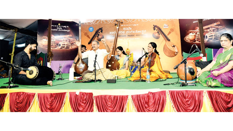 63rd Heritage Music Festival at 8th Cross Ganesha Pandal concludes: Distinctive style…