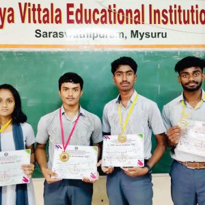 Vijaya Vittala students excel in grappling