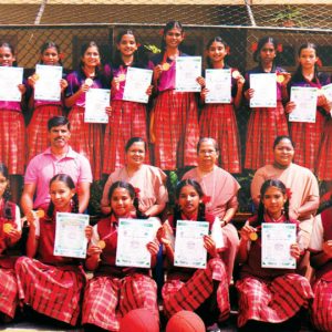 Winners of District-level Basketball Tournament