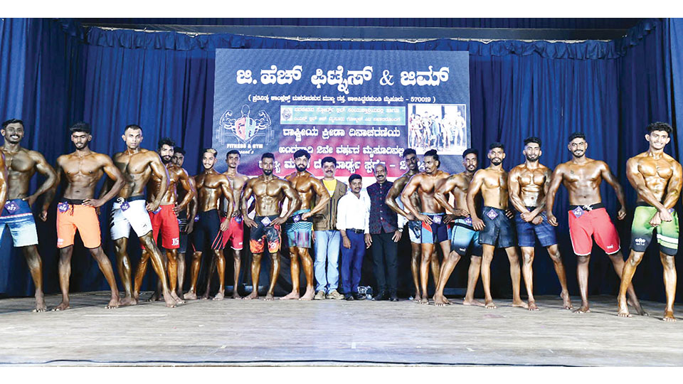 State-level body-building competition held in city