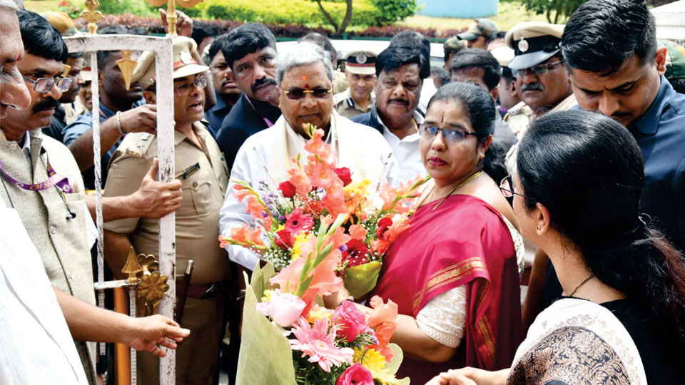 Temple Authority Member-Secretary greets Chief Minister