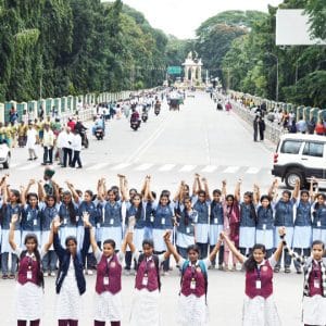 International Day of Democracy: 58-km human chain in Mysuru