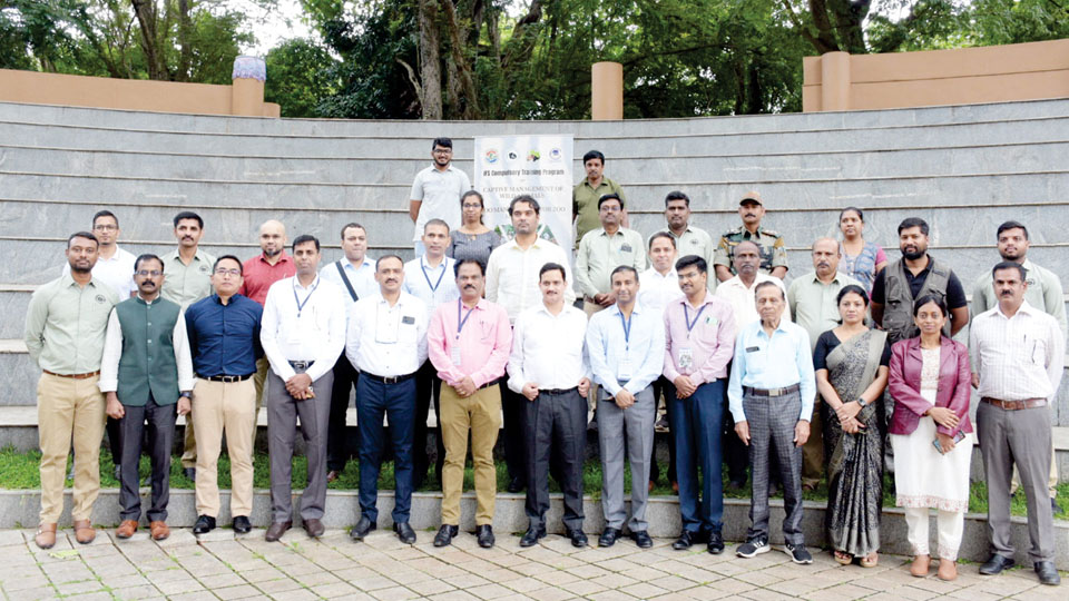 IFS Officers attend training at Mysuru Zoo on ‘Management of captive animals’