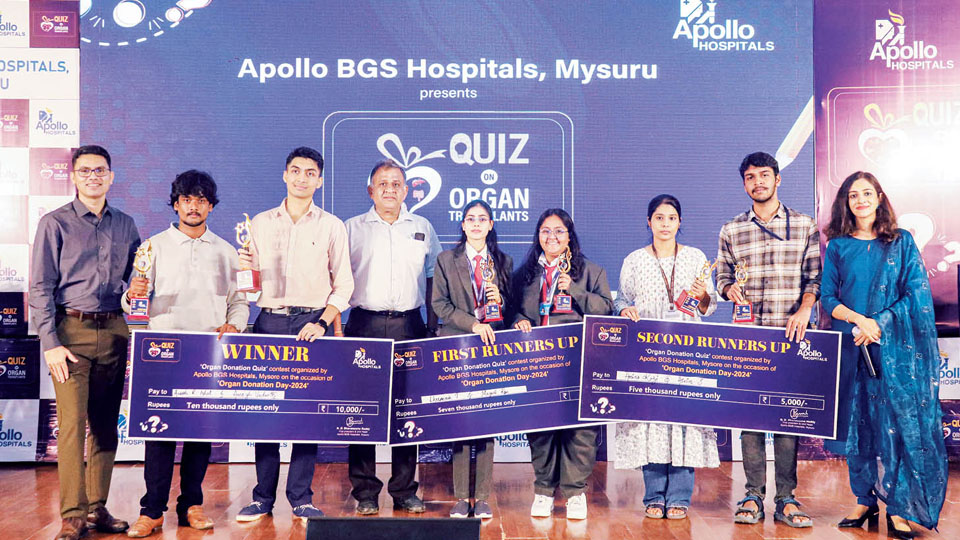 Apollo BGS Hospitals hosts ‘Quiz on Organ Donation’ for college students