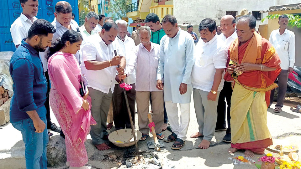 MLA launches developmental works