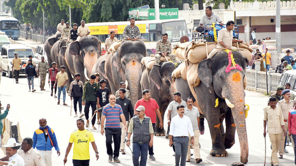 Dasara-2024: Weight training to Captain Abhimanyu begins