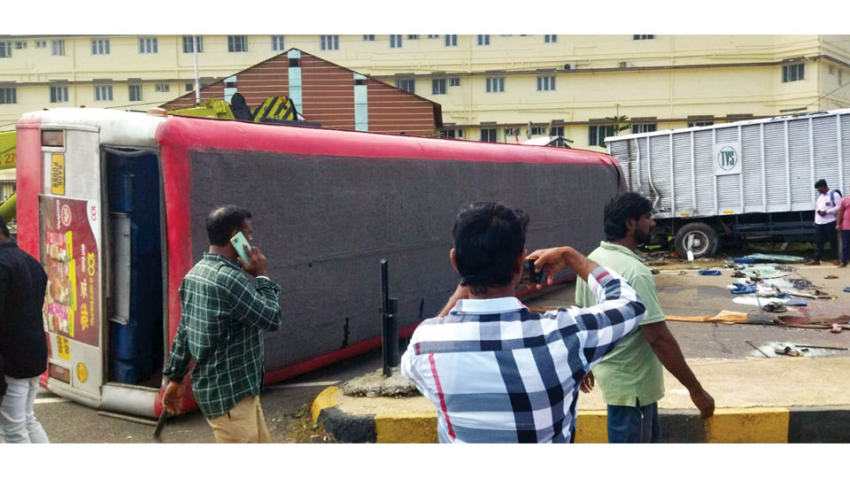 Accident on Bengaluru – Mysuru Highway