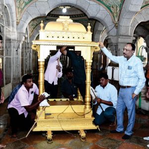 Captain ‘Abhimanyu’ to carry Wooden Howdah this evening