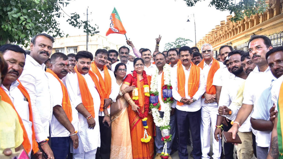 BJP bags Chamarajanagar CMC Presidential posts