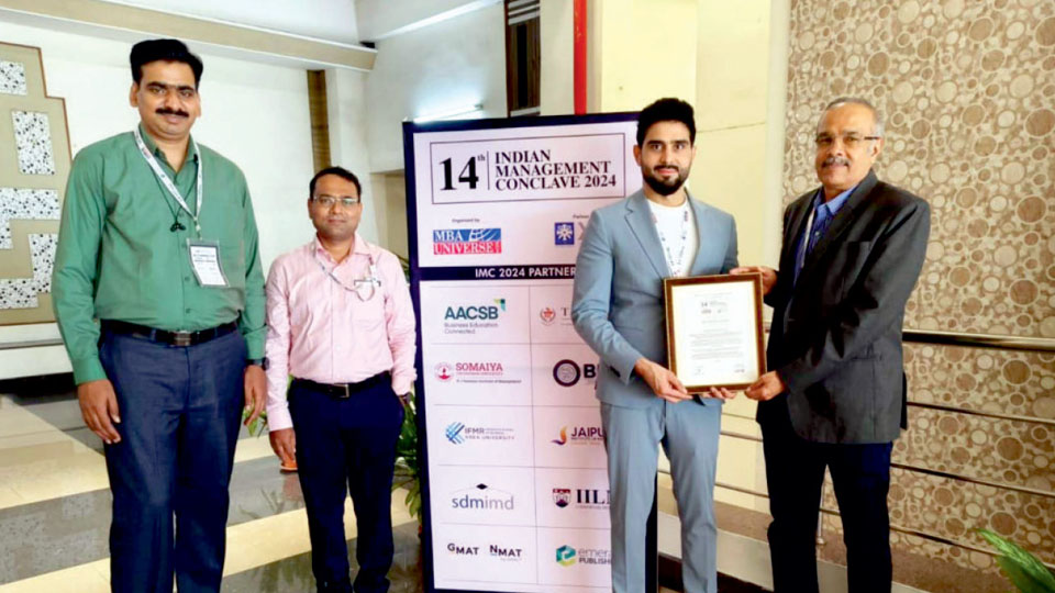 SDM-IMD alumnus receives IMC Young Alumni Award