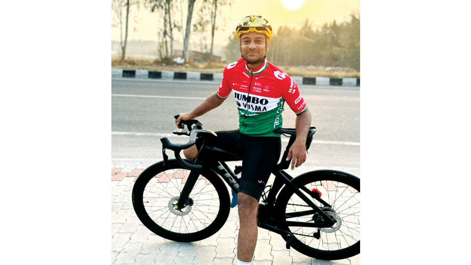 City cyclist pedals from Kashmir to Kanyakumari in 10 days