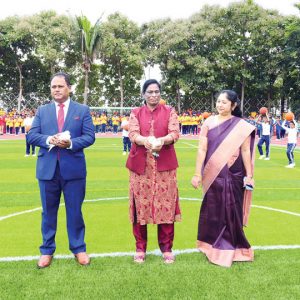 P.T. Usha inaugurates sports complex at Mysore Intl. School