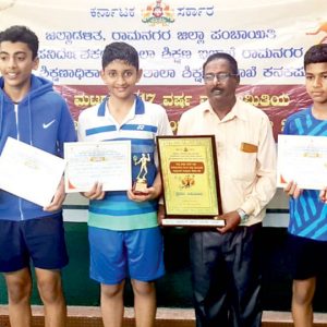 Wins State-level Shuttle Badminton