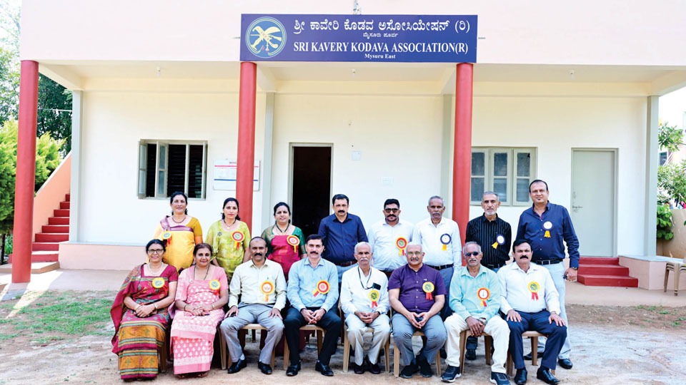 New office-bearers of Sri Kavery Kodava Association, Mysore East