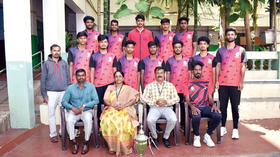 Runners-up in City Inter-Collegiate Men’s Volleyball Tournament