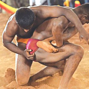 Wrestlers continue to attract audience to akhada