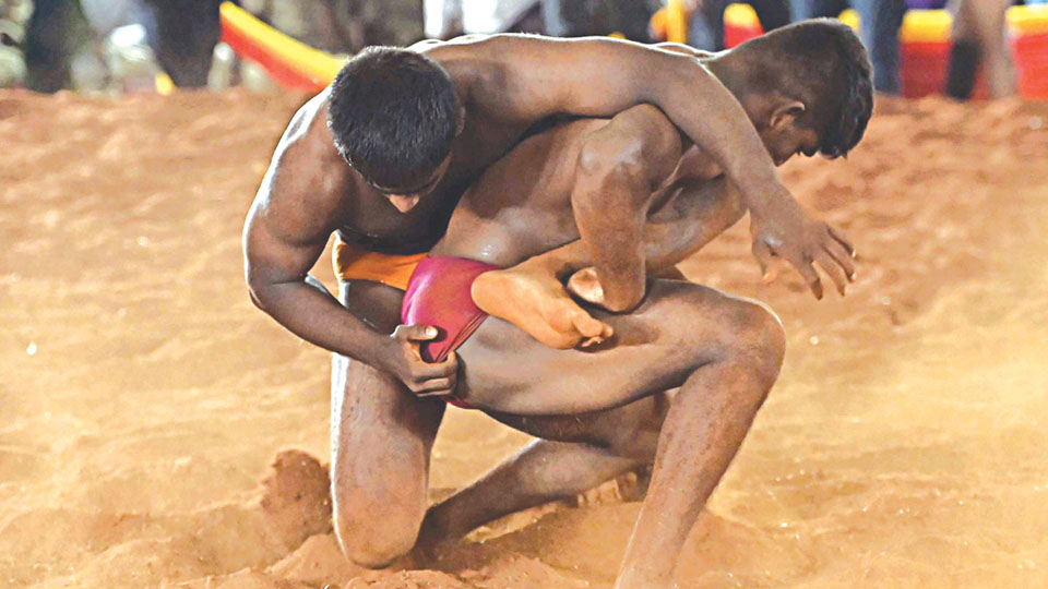 Wrestlers continue to attract audience to akhada