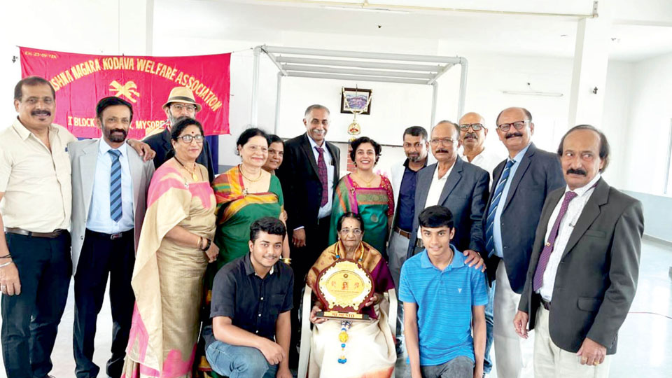 Annual Get-together held at Ramakrishnanagar I-Block Kodava Assn.