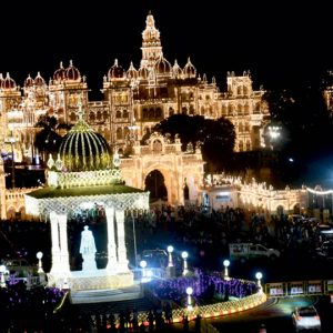 Dazzling Dasara illumination ends