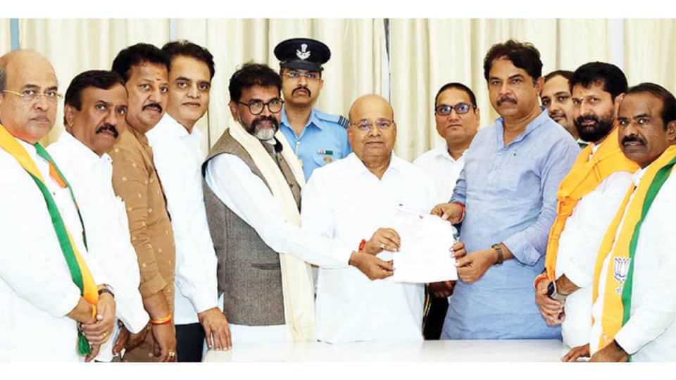 Decision to revoke Hubballi riot cases: BJP complains to Governor against State Govt.