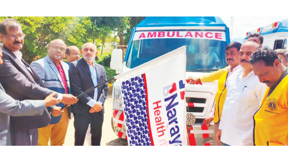 Narayana Hospital launches 24×7 free ambulance service