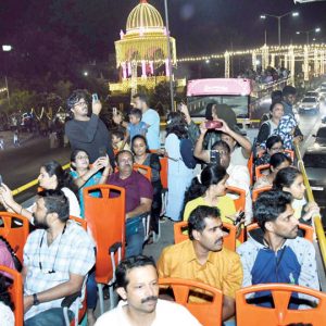 Illuminated Mysuru becomes major draw: Ambaari bus upper deck fully booked till Oct. 22