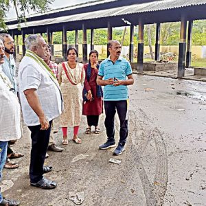 MLA inspects MCC crematorium, burial ground at Chamundi Foothill