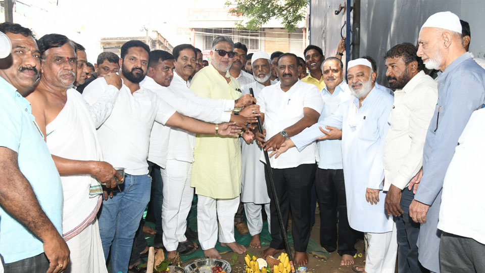 MLA launches development works in Chamaraja