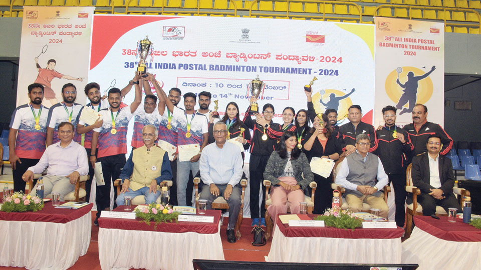 38th All India Postal Badminton Tournament: TN, Delhi overall champions