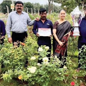 Dasara Flower Show contest winners