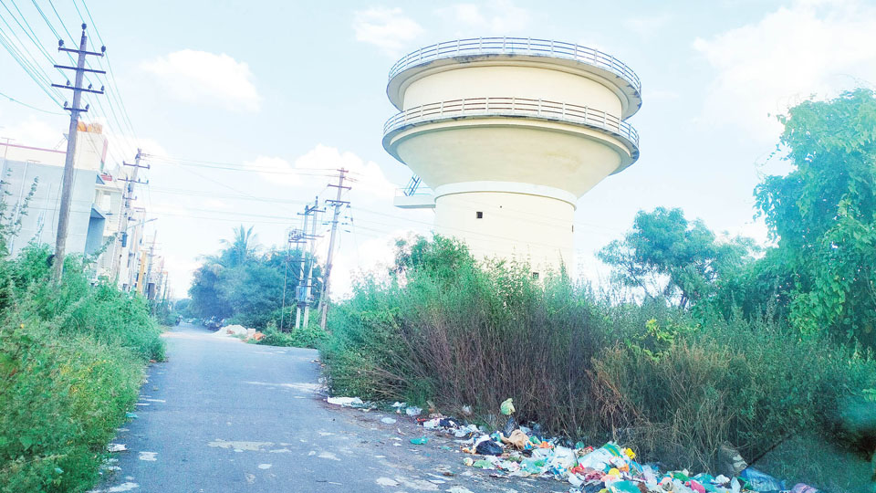 Garbage dump in Vijayanagar 4th Stage