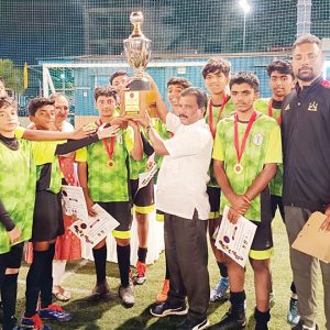 District-level U-15 Inter-School Winter Football Cup - 2024: Delhi Public School emerge champs