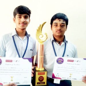 First prize in Science Quiz Contest